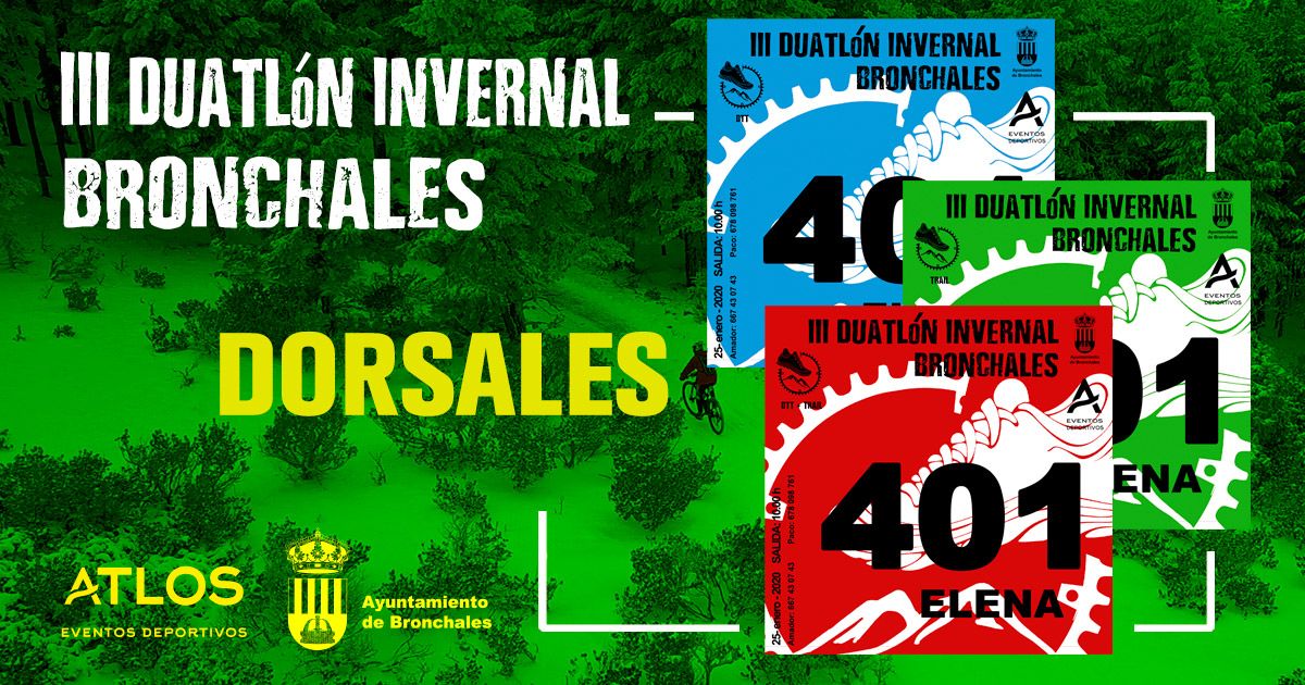 Ya tenemos aquí los dorsales para el III Duatlón Invernal de Bronchales ¿os gustan? dependiendo de que modalidad que elijáis! ¿Aun no os habéis inscrito? recordar que las plazas son limitadas. Os esperamos! #Duatlon #trail #btt #dorsales #invierno #bronchales #teruel #atlos