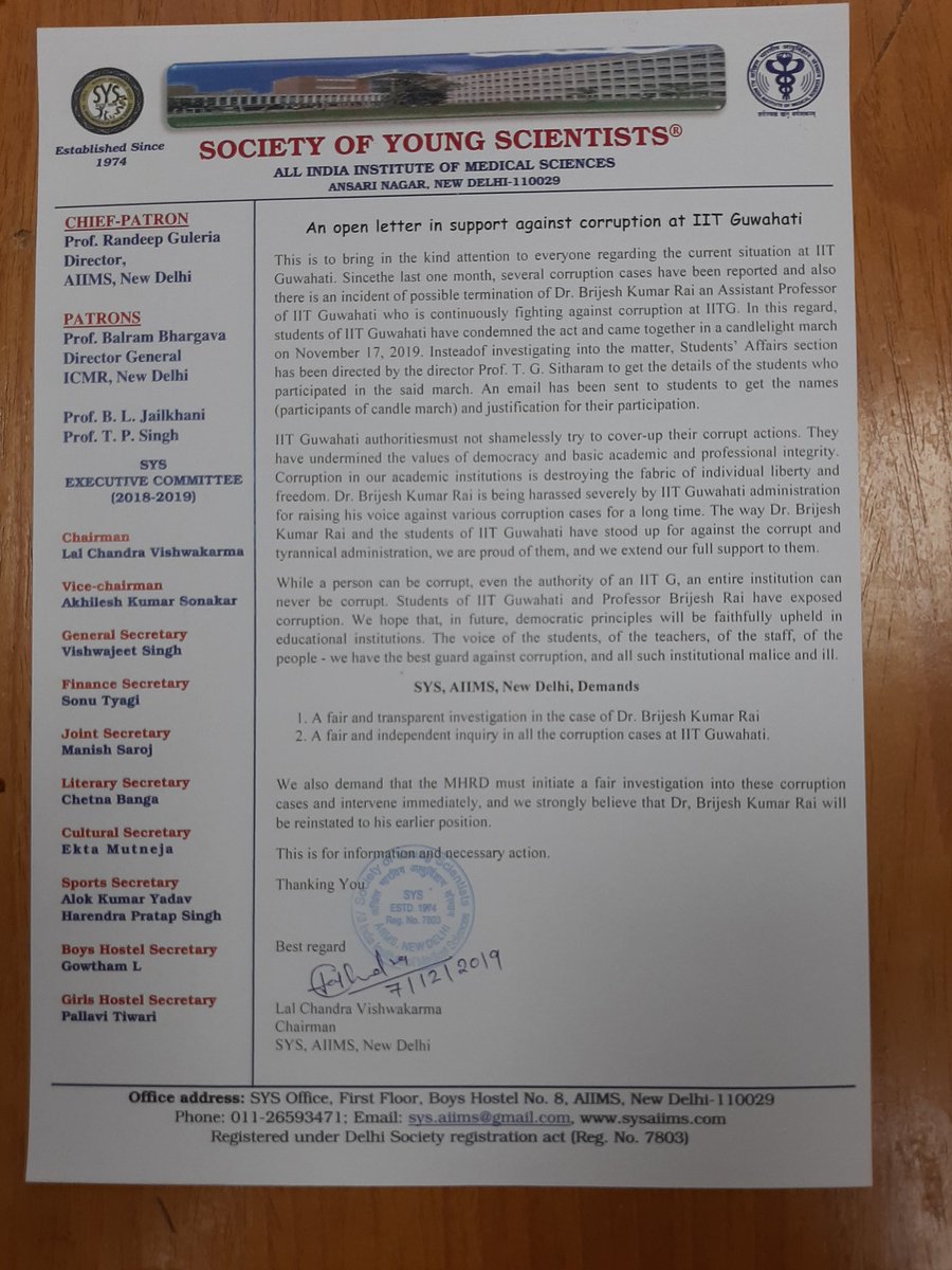 All India Research Scholars Association (AIRSA) tweet media