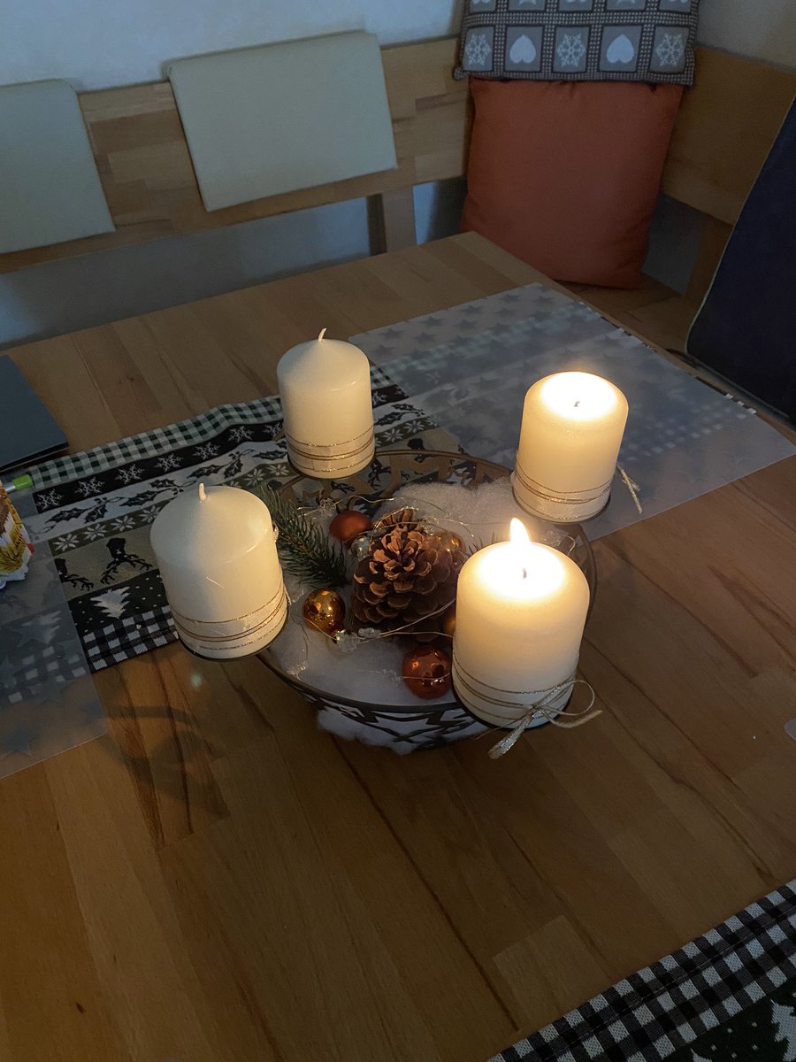 Ich hoffe wenn die 4. Kerze brennt sind es 6 Punkte mehr. O.k. 4 wären auch spitze. #Betze