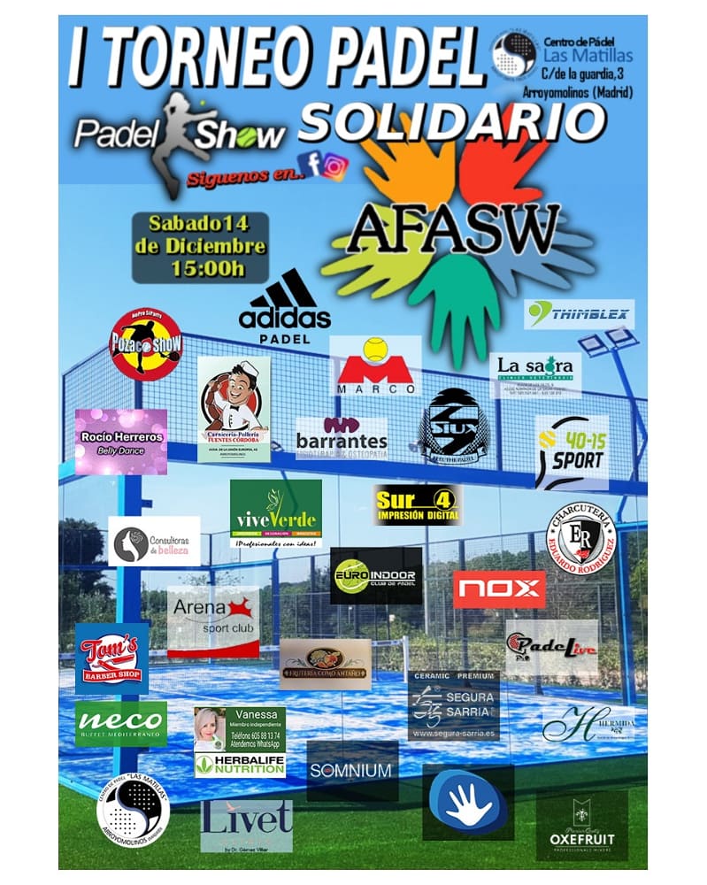 padelshow2012's tweet photo. A que espera a apuntarte!!!! #padelsolidario #porunabuenacausa #padelshow #padelfemenino #afasw https://t.co/rWV3OLedL4