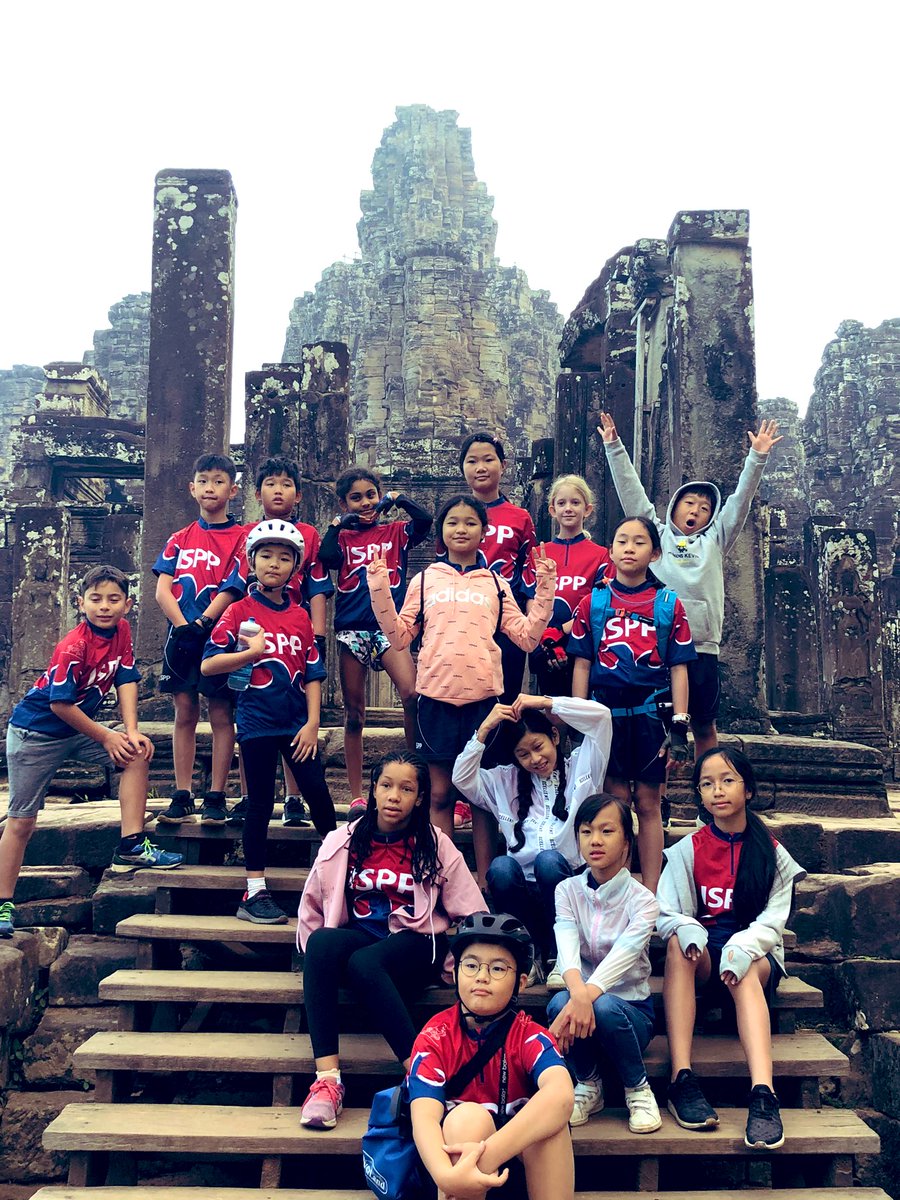 kpackteacher's tweet photo. What a weekend.Thnks 2 incredible PE dept @ISPPCambodia for organising this remarkable experience for kids&amp;teachers of G4&amp;5.Thnks 2 kids for being resilient,energetic rock stars at the annual #angkorwatfunrun @PE8574 @leticarino @simontempletonz aka Speedy @SandraPascolini &amp;Tom https://t.co/rk9jngZ9gk