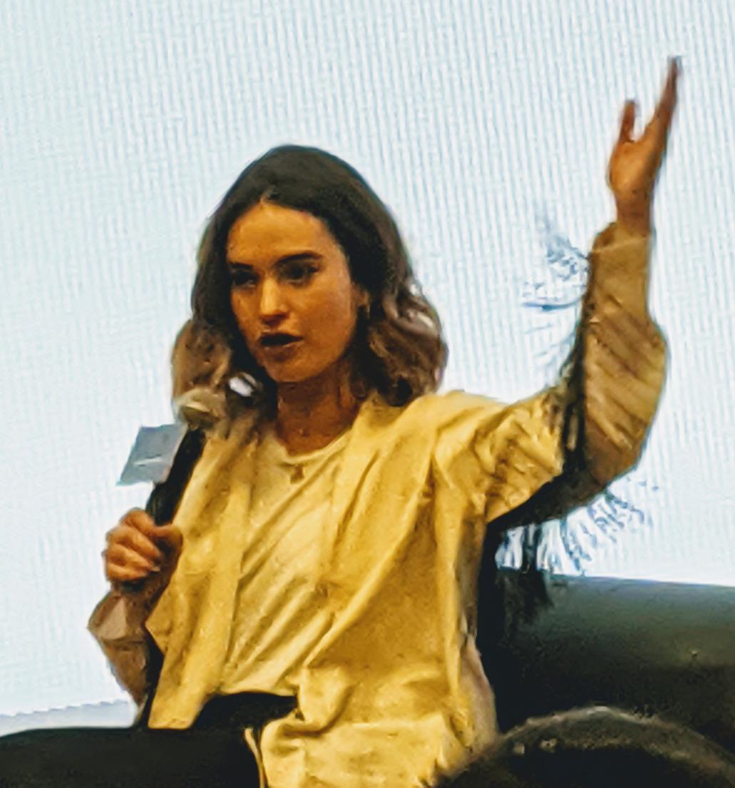 asianculturevul's tweet photo. Used to get v nervous with #auditions 'I used to have a drink, I don't now' #LilyJames #Baftamasterclass #iffam #iffam2019 #iffam19acv #Macao 'Now play hard to get... like a relationship' (bring a different type of energy)... https://t.co/4ZRHPL2fE7