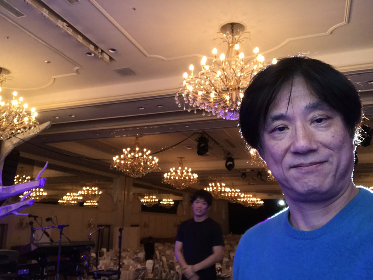 keita_pf's tweet photo. 東京ベイ舞浜ホテルクラブリゾート
演奏で真梨子さんのディナーショー
今夜も
宜しくおねがいします😀
#髙橋真梨子さん
#Fevbre Ⅲ 発売中
#ヘンリーバンド
#フェイブル https://t.co/a7iqH0e9cI