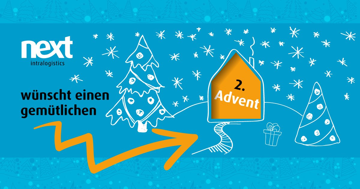 nextintralog's tweet photo. next intralogistics wünscht Ihnen allen einen schönen, besinnlichen und gemütlichen zweiten Advent! #vorweihnachtszeit #christmasiscoming #countdowntillchristmas #adventszeit #nextintralogistics #christmasmagic https://t.co/9M2wEOeuUJ