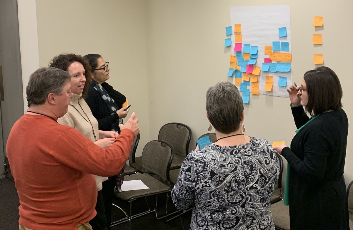 JoannaMoe's tweet photo. Ideating to bust the boundaries of our thinking. What the happy messiness of productive design thinking can look like. Ready for prototypes and testing today. @EDI_QF @LBiPD #LearnFwd19 #LFDesigners @akpcLB @jeabaja @nadertwal https://t.co/MLlucTLQxN