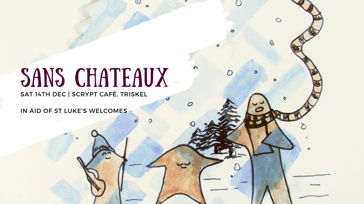 St Luke's Welcomes (@stlukeswelcomes) on Twitter photo 👋 Pop-up Secret Session w/ <a href="/Sans_Chateaux/">Sans Chateaux</a> next Sat 14th @ 4pm in @ScryptCafeBar in #Cork. It will be so lovely. Free/PAYF/Donations go towards <a href="/StLukesWelcomes/">St Luke's Welcomes</a> and our goal of welcoming a refugee family to Cork. Event on our FB for more info. #SecretSessions #RefugeesWelcome 👋 Pop-up Secret Session w/ <a href="/Sans_Chateaux/">Sans Chateaux</a> next Sat 14th @ 4pm in @ScryptCafeBar in #Cork. It will be so lovely. Free/PAYF/Donations go towards <a href="/StLukesWelcomes/">St Luke's Welcomes</a> and our goal of welcoming a refugee family to Cork. Event on our FB for more info. #SecretSessions #RefugeesWelcome