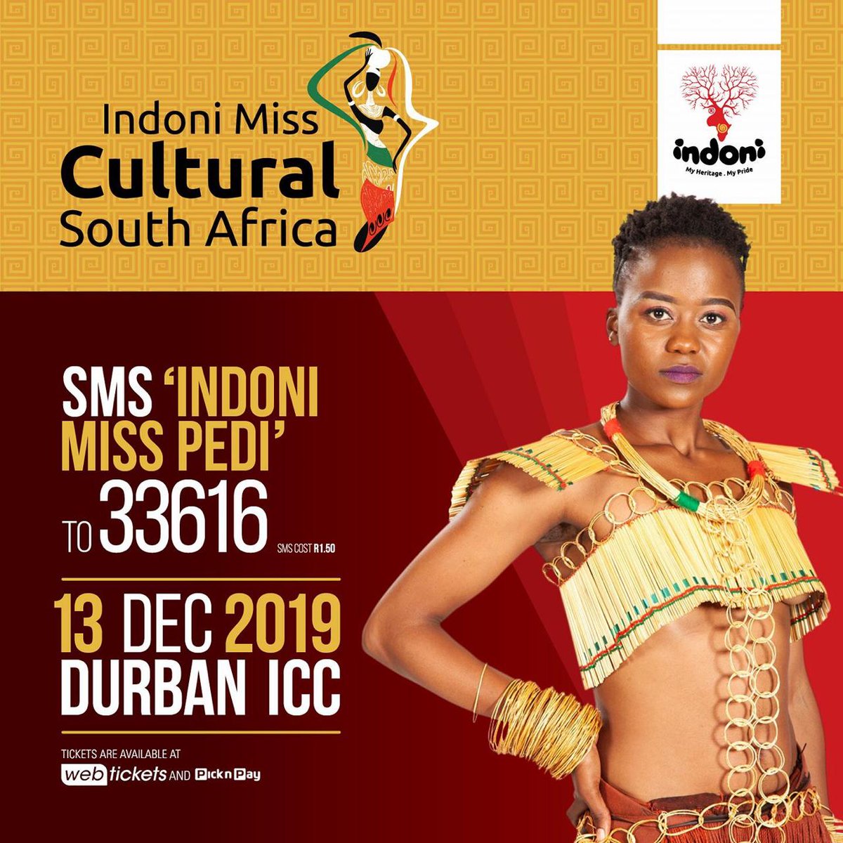 Let's vote for her, she is representing Limpopo Province.