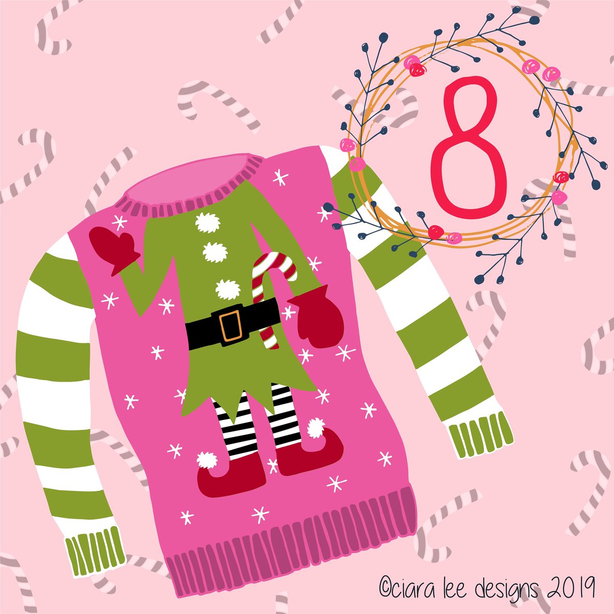 Day 8 of the Christmas countdown, seasonal wardrobe sorted!

#christmascountdown #adventcalendar #christmasillustration #handdrawn #festive #christmasjumper #december #makeitindesign #staycolorfullycreative #surfacepatternlife #patternobserver #surfacedesign #surfaceillustration