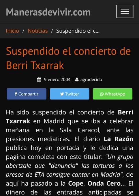 unionmusicasCNT's tweet photo. Doble vara de medir: grupos que mueven a miles de personas como @berritxarrak @SoziAlkoholika o @def_con_dos sufren cancelaciones en Madrid. Pero dos grupos neonazis pueden actuar en la @salacaracol RECORDATORIO: el de Def Con Dos se anuló para "no alimentar el discurso del odio" https://t.co/7hAk7sq690