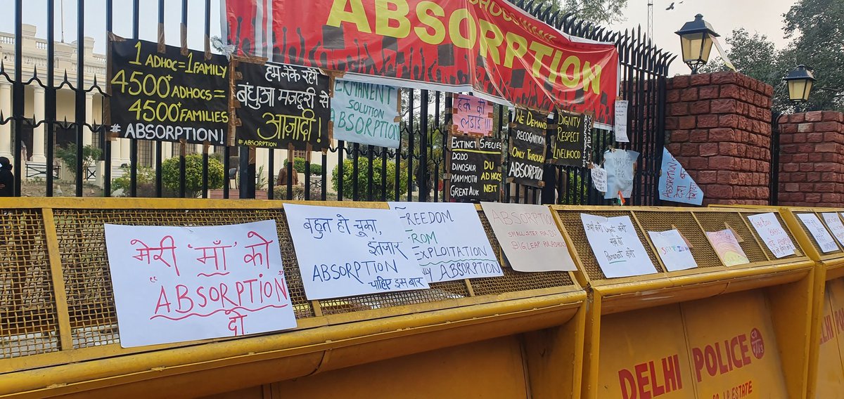 ruchika_bal's tweet photo. #onetimeregulation4AbsorptionofDUADHOC
#DUadhocABSORPTION
#OneTimeRegulationForAbsorption
#OnlyAbsorption
#ABSORPTIONof6500_DUadhocs
@DrRPNishank @ArvindKejriwal @PMOIndia @VPSecretariat @Delhi_U
@MHRD @ndtv @ndtvindia @aajtak @IndiaToday @ABPNews https://t.co/8SFulIKYVa