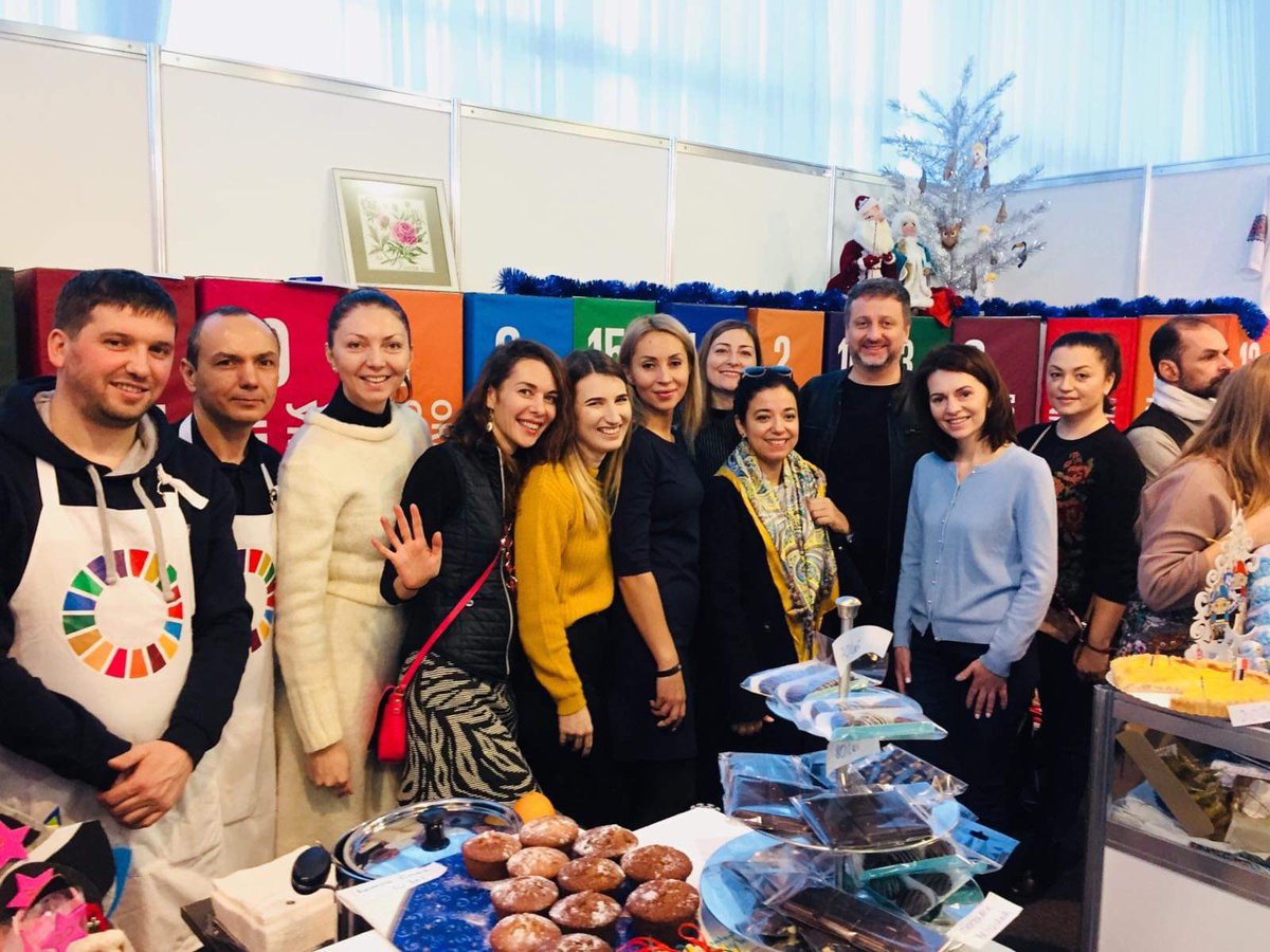 UNDPMoldova's tweet photo. Happy to contribute with @UNMoldova family to bringing joy &amp; hope on the eve of winter holiday at charity bazaar organized by International Women’s Club of Moldova. https://t.co/l1BIpBgQm0