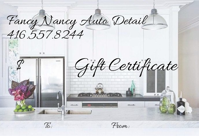 FancyNancyAuto's tweet image. Gift certificates available for any amount ! 
We offer professional house/business cleaning services , auto detailing &amp;amp; carpet/upholstery cleaning! Bonded &amp;amp; Insured.  #giftideas #christmas #supportlocal