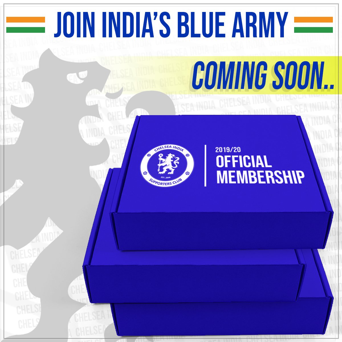 ChelseaIndia's tweet photo. Itโs that time of the year ๐๐ฝ
This is your time to become a proud Chelsea India member as we are all set to launch our membership drive in the coming week. Stay tuned to our handles for more updates.
Who are you gifting the membership this #Christmas?
#CFC #CISCMembership https://t.co/wRNZA2sKiF