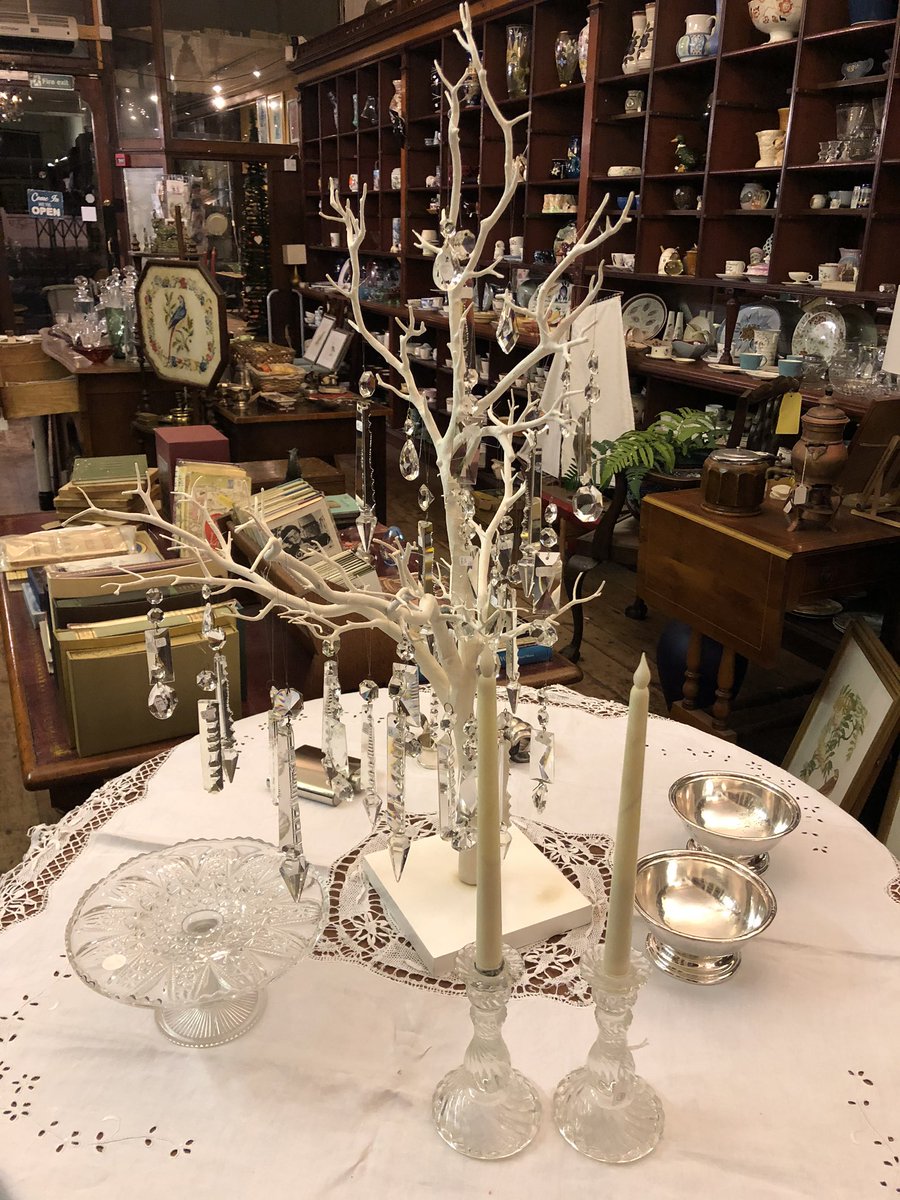 Add some vintage glamour to your Christmas tree with these lovely old chandelier lustres, from £2 to £8