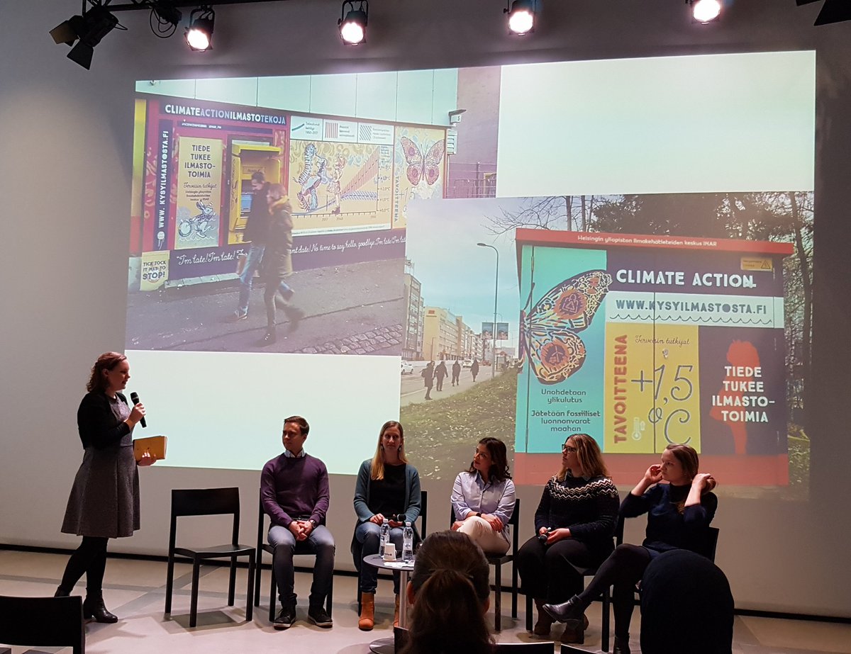 LRiuttanen's tweet photo. Painting #ScienceInHelsinki has brought #climate science visible to people in Helsinki. In collaboration with Helsinki Urban Art and @helsinkiuni @INAR_fin. #kysyilmastosta #IlmastoNyt https://t.co/27u4eV6wfQ