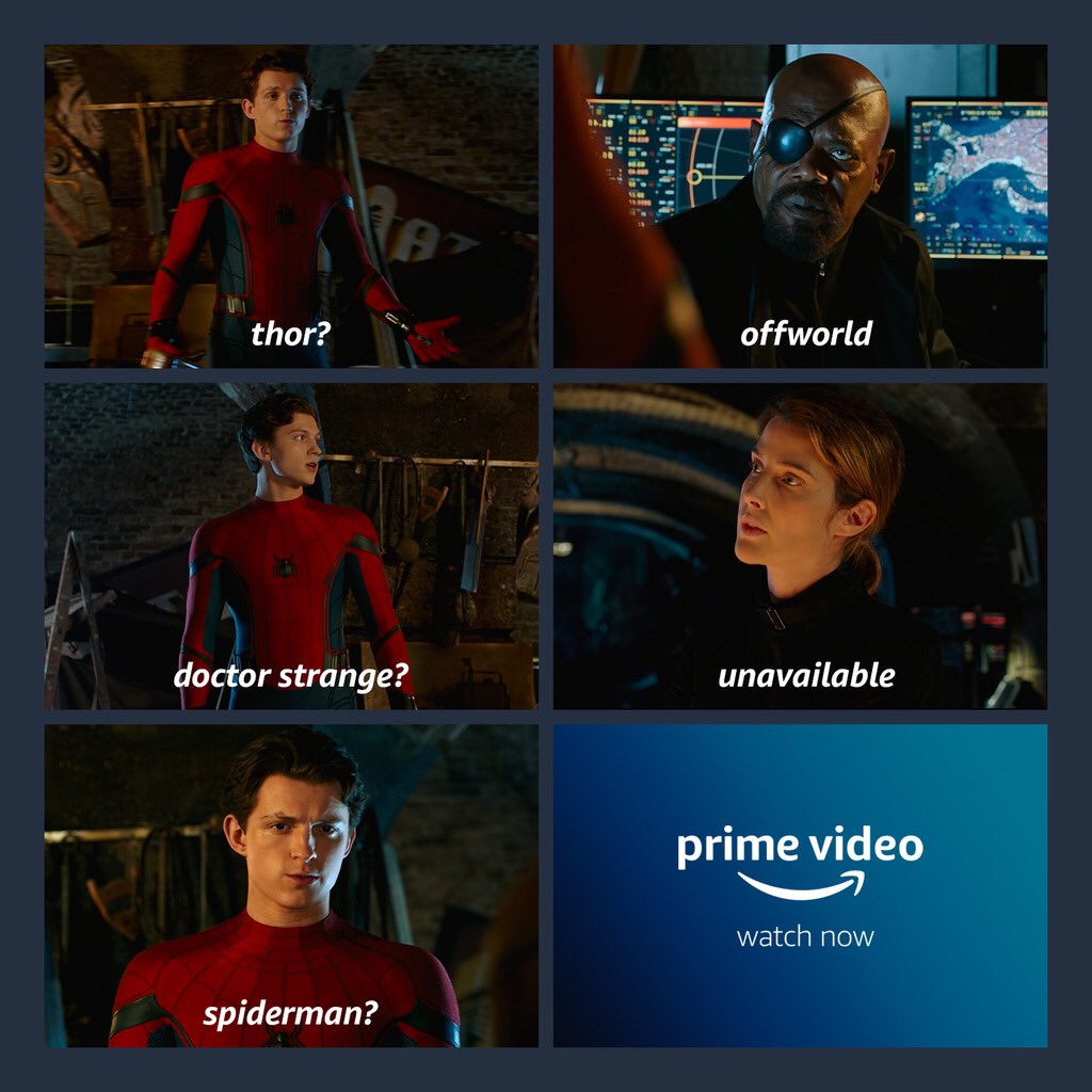 Amazon Prime Video In On Twitter Spider Man Is Far From Home But