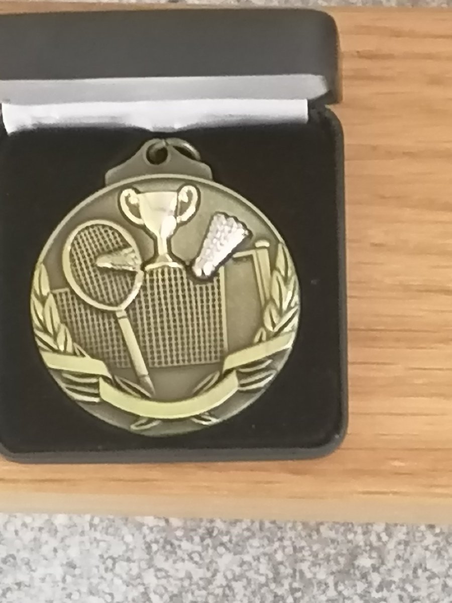 sheehan_damien's tweet photo. Not a bad day out Leinster grade 4 mens doubles winners #lovebadminton https://t.co/ozz3xYZ7eH