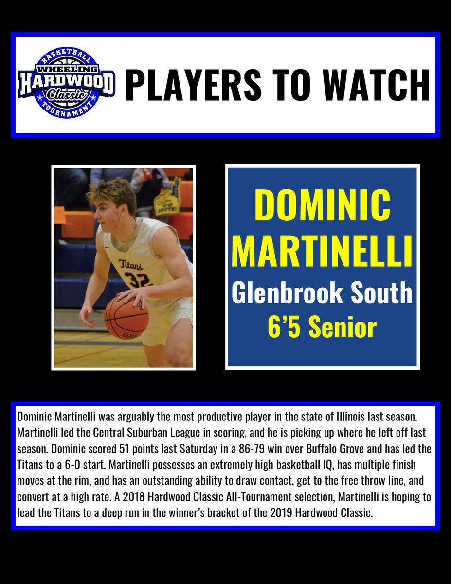 WHS_HWClassic's tweet photo. Dominic Martinelli (6'5 Senior), one of the top players in the state, is our next Player to Watch. @michaelsobrien @joehoopsreport @PrepHoopsIL @scottybscout @BabcockMcGraw @Quags57 @Dion_JTsports @HardwoodPrepsIL @ChiTribPreps @TitanBoysHoops https://t.co/WkjOHLVKhJ