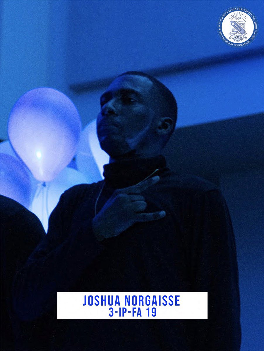 UCFSigmas's tweet photo. #3 Joshua Norgaisse
S.K.A. DAUNTLEΣΣ
Major: Forensic Science
Expected Graduation: Spring 2021
📸: __tr3j
#MEETTHENEOS #GOMAB #FALL2k19 #FLSigmas #UCFSigmas https://t.co/qQUnvWZAYF