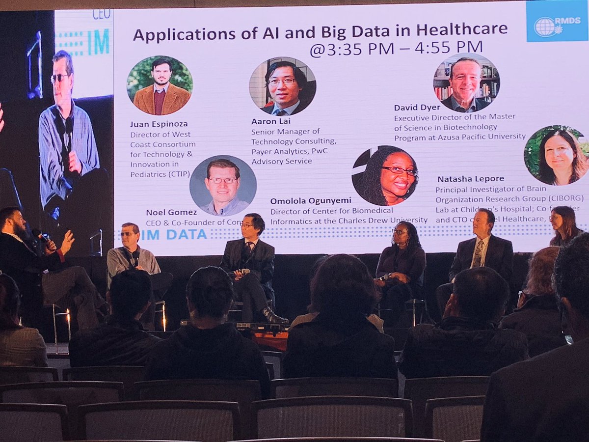 Just a little stage fright 😃 in Global IM Data conference in Pasadena