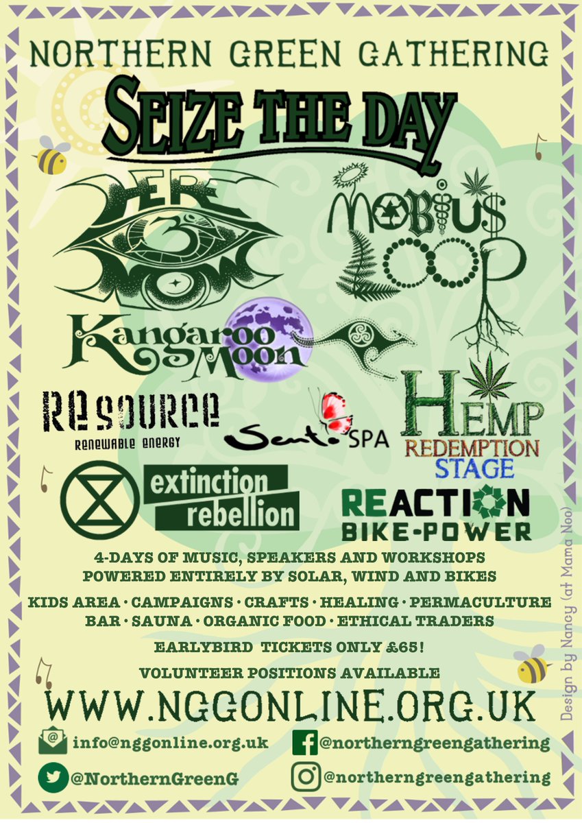 First line-up announcements and e-flyer for NGG 2020! Feel free to download, print and share!