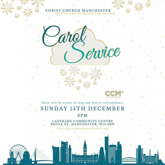 Come and join us next Sunday for THE event of the festive season! 
The CCM Ladybarn Carol service is happening 15th December - 6pm at Ladybarn Community Centre. 
Bring your friends and don’t miss out! ift.tt/38gy17y