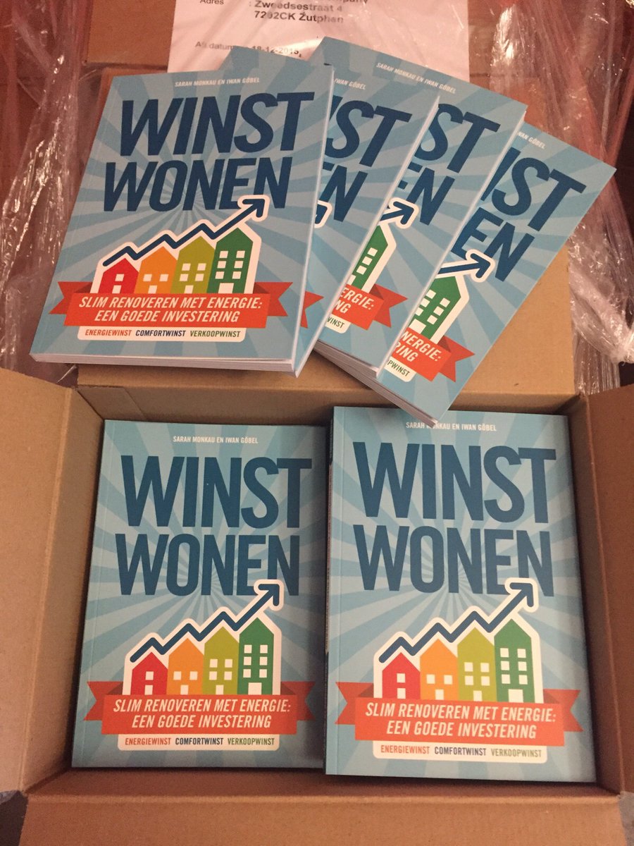 sarahmonkau's tweet photo. Op zoek naar een last-minute #kerstgeschenk mรฉt inhoud..?
Goed nieuws! Het boek WinstWonen is uit voorraad leverbaar. Helder vormgegeven, gemakkelijk leesbaar en vol tips voor een #energiezuinig #huis.Met WinstWonen kan iedereen z'n huis #toekomstproof maken. sarah@ecotrigger.nl https://t.co/5TOBjm9M20