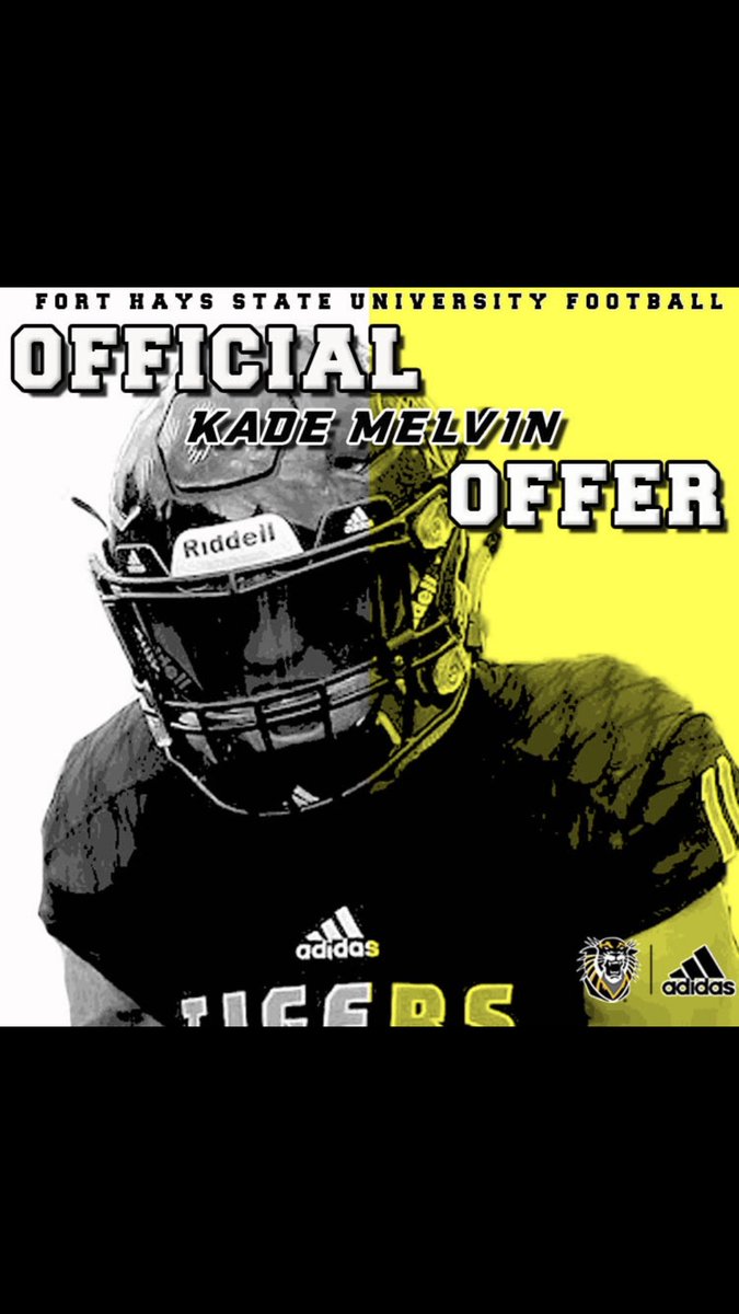 KadeMelvin's tweet photo. Happy to announce that I have received an official offer from FHSU #DefendTheFort https://t.co/gpwmQyI1LD