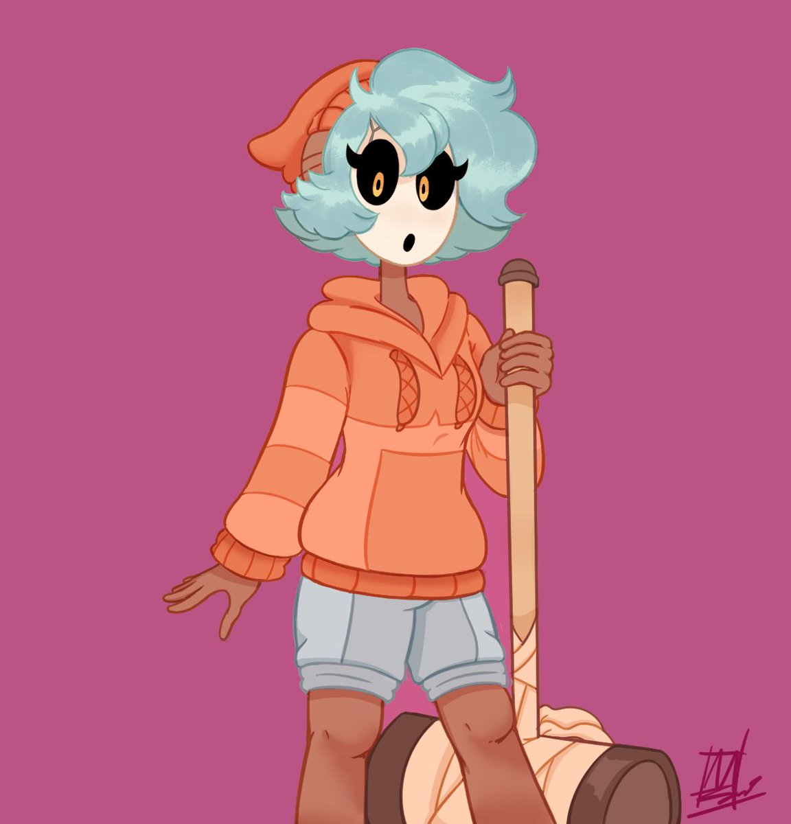 SweetMaria56's tweet photo. Art trade I did with @Didaa17 #arttrade #art #digitalart #CLIPSTUDIOPAINT #notmyoc #hadfunwiththis https://t.co/RnvwTKKTi8