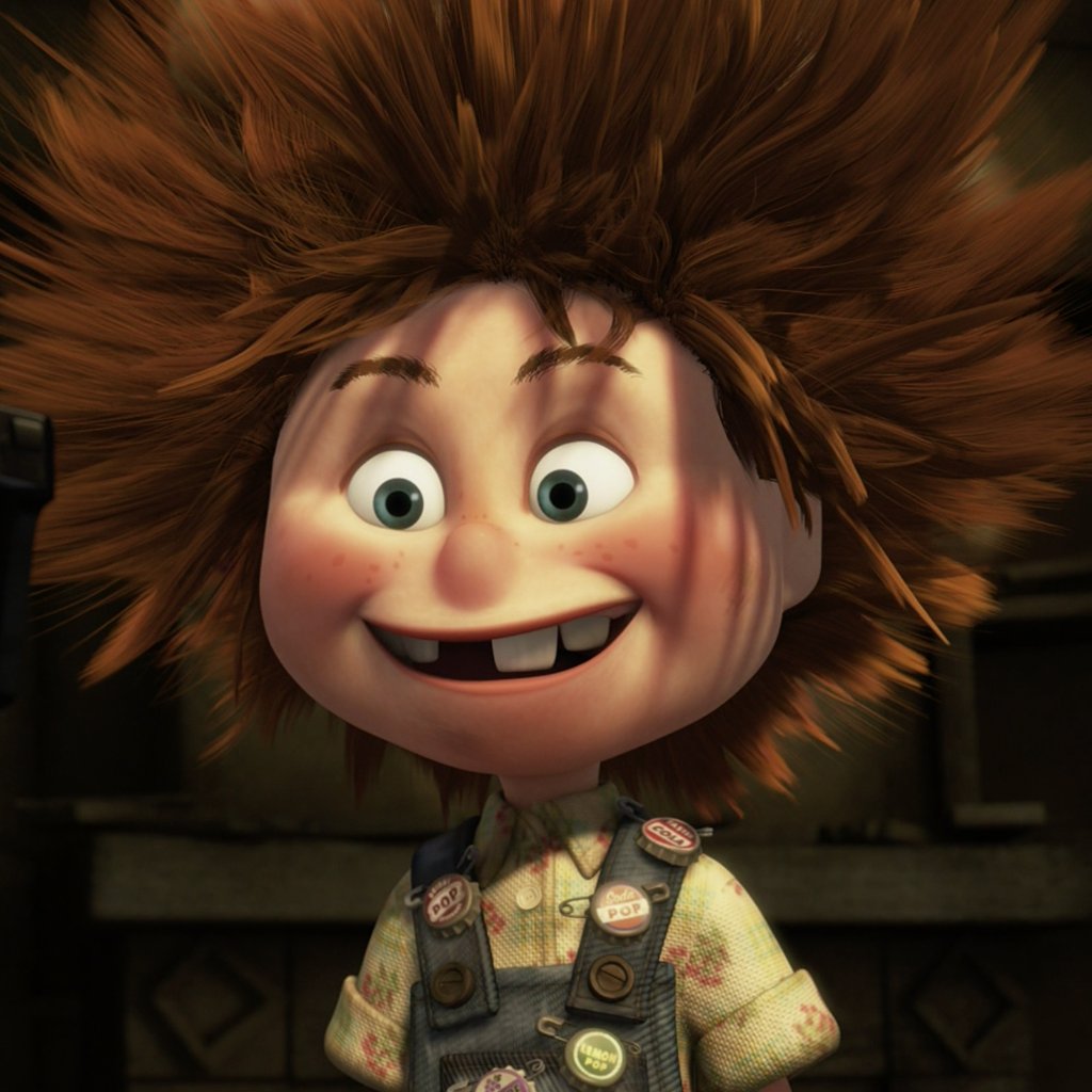 Pixar's tweet photo. Rad hair day.  💁‍♀️ https://t.co/Nds9a9GqVB
