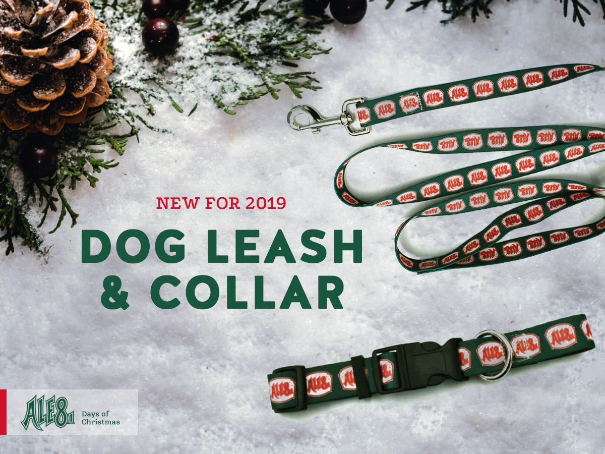 Follow and RT for a chance to win this branded leash and dog collar! 
 
Contest ends 12/9 at 10am. One winner will be randomly selected.
 
Also available for purchase at ale8one.com/store and at our gift shop in Winchester.