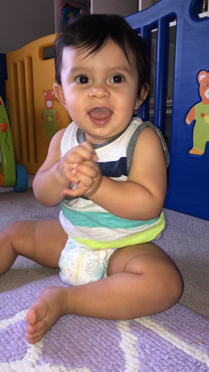 deniseeeyyyy's tweet photo. My nene turns one today. Where has the time gone? I love you so much! #matthewjacob #neneisfinallyone ๐ฅบ๐๐ฅณโค๏ธ https://t.co/07d7qswOKp