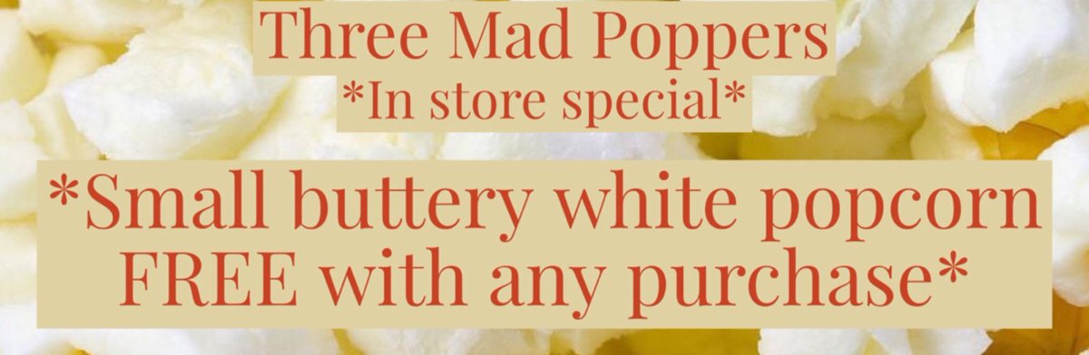 Three Mad Poppers tweet media