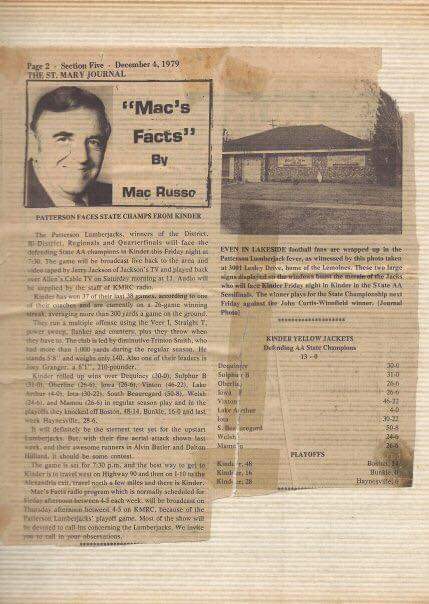 LukeLarive17's tweet photo. @ChrisConnelly @espn
"Who Dat" was actually started in Patterson Louisiana. Here's 2 documents showing the chant existed here in 1979. https://t.co/NqTS39DFkg
