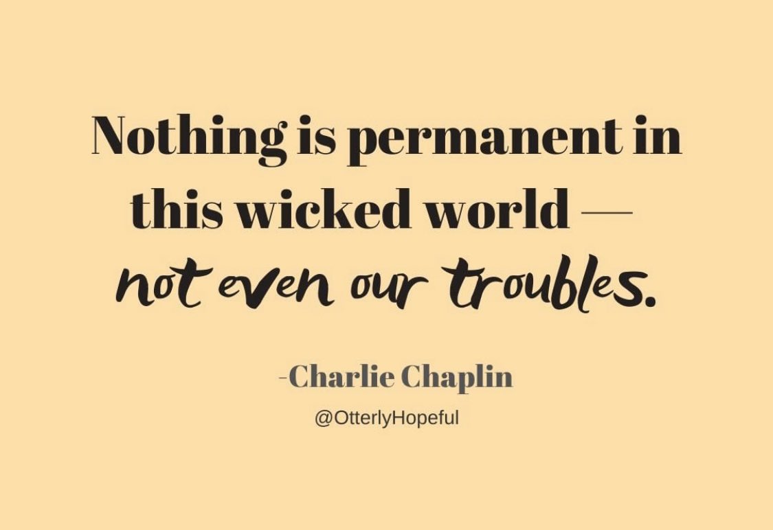 If you’re going through a difficult time, remember it will pass. 🧡

#OtterlyHopeful #MentalHealth #MentaIllness