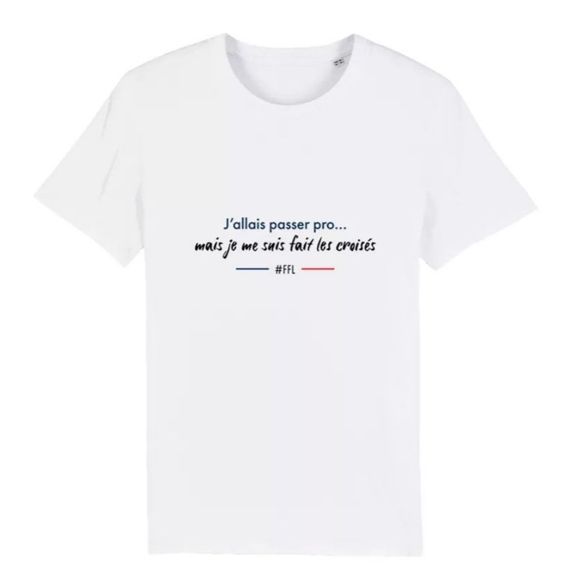 FFLose's tweet image. 🎄Lose de Noël 🎁

On offre un nouveau t-shirt "J'allais passer pro mais..." 
🔁 RT pour participer 
⏲ Tirage au sort lundi à 21h

Bonne chance 🍀
#concours
