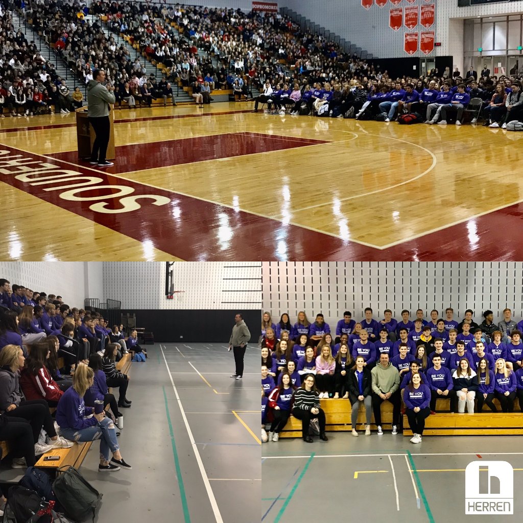Herren Talks (@herrentalks) on Twitter photo Grateful to SAHS for inviting <a href="/c_herren/">Chris Herren</a> to share his message of prevention with 2,000 students and the Athletic Leadership Council, wearing <a href="/HerrenProject/">herrenproject</a> BE YOU tees, this week in PA! Refocusing the conversation from to the first day. #herrentalks #firstday #beyou #herrenproject Grateful to SAHS for inviting <a href="/c_herren/">Chris Herren</a> to share his message of prevention with 2,000 students and the Athletic Leadership Council, wearing <a href="/HerrenProject/">herrenproject</a> BE YOU tees, this week in PA! Refocusing the conversation from to the first day. #herrentalks #firstday #beyou #herrenproject