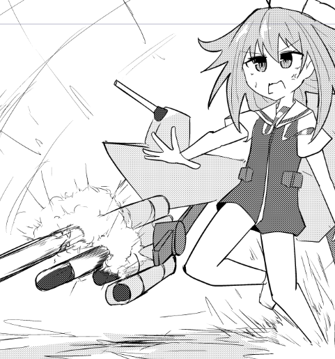 普段ギャグ系の漫画しか描かないマンだからいざ戦闘シーンとか描くと作画コスト高すぎてしんどい
けど描くのは楽しい 