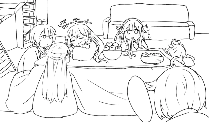 コタツ+半纏=ベリキュ 