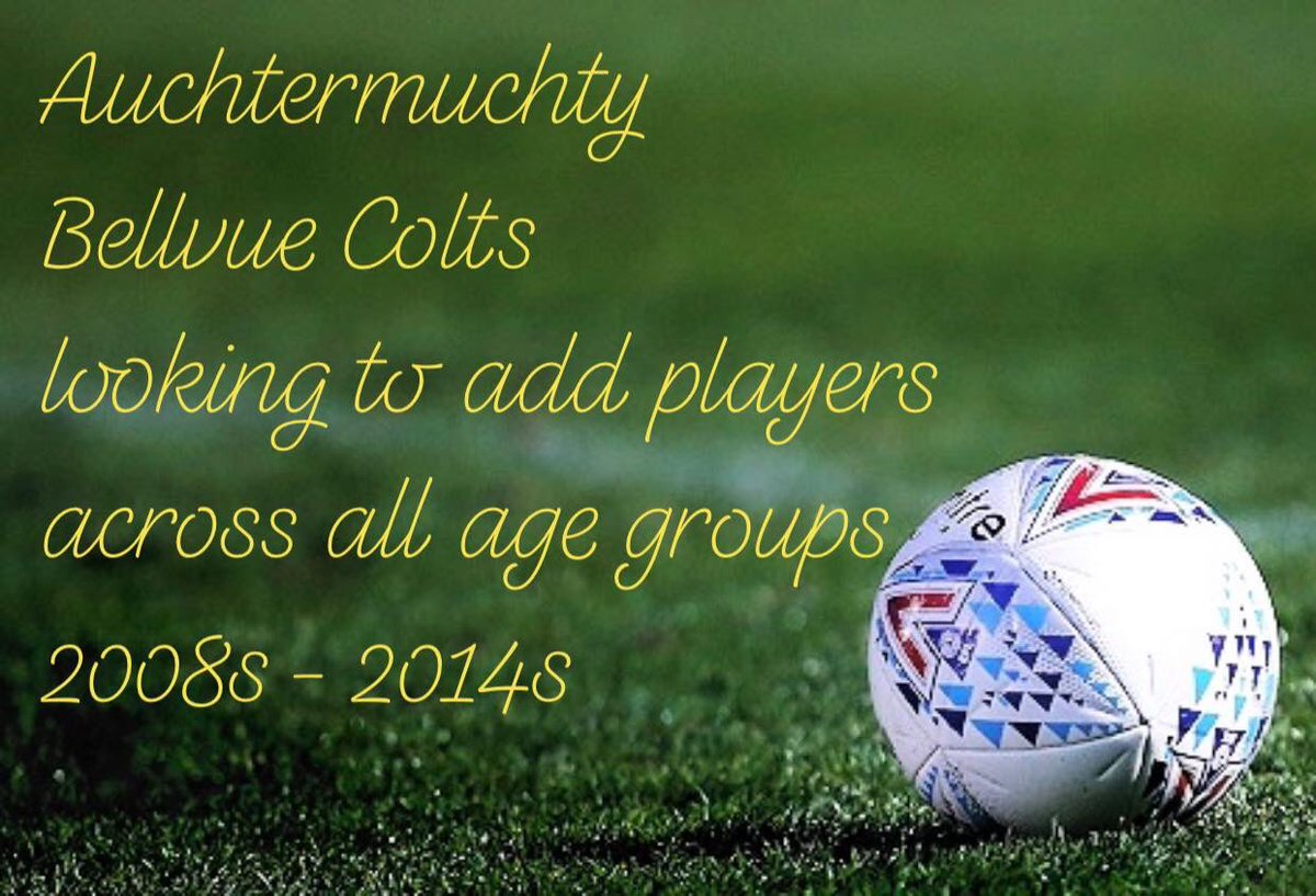 Auchtermuchty Bellvue Colts (@bellvuecolts) on Twitter photo 