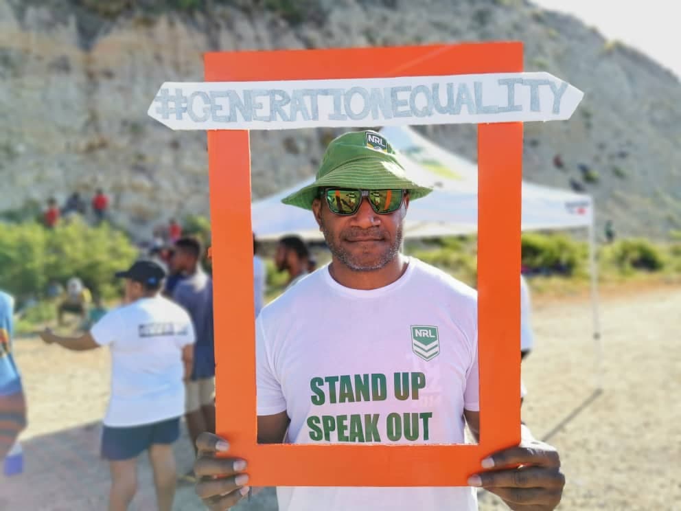 NRLPNG's tweet photo. Some images of LBL team promoting #16Days of Activism @ NCDC's Walk for Life Program this morning.
Outstanding!
#PNGAusPartnership #OrangeTheWorld #GenerationEquality #RippleEffect #ActiveCityDevelopmentProgram #FSVAC
@AusHCPNG @USEmbassyPOM @NRLCommunity @activecitypom https://t.co/yCU9Ed8nPr