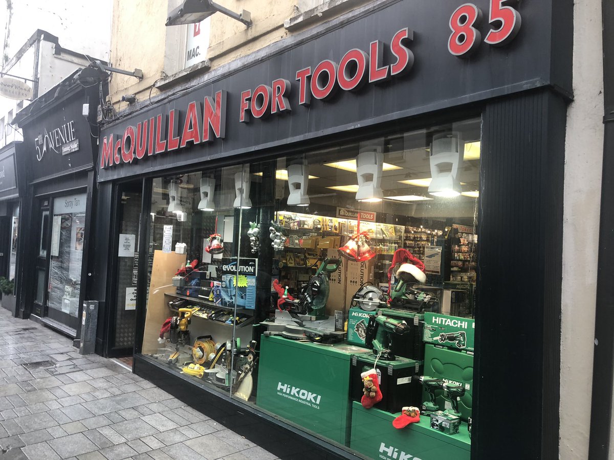 5. TOOLSMcQuillans, Oliver Plunkett StYou could go to an anonymous hangar in a retail park or come here and speak to friendly experts.  #shoplocal  #lovecork