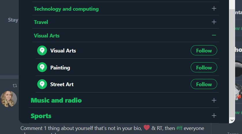 You can follow "interests" now but theres no Writing option? C'mon #WritingCommunity