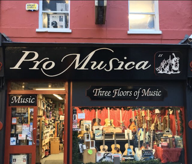 7. MUSICAL INSTRUMENTSPro-Musica, Oliver Plunkett StFacing huge competition from the internet, particularly Thomann. They compete with great stock, personal service and very competitive prices.  #shoplocal  #lovecork