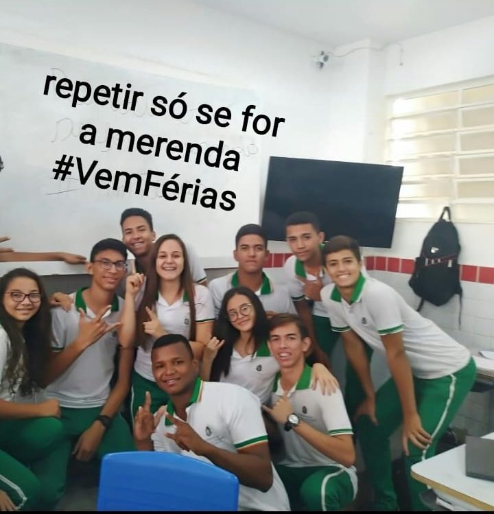 escola memes on X: #vemferias  / X