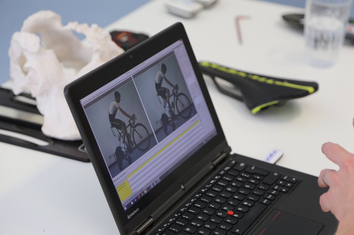 GreenEDGEteam's tweet photo. During the off-season it’s always a good time for fine tuning bike positions, from saddle pressure mapping to custom insoles, @gebioMized always helps us get the most from our riders #Nextlevelfitting 📐 https://t.co/BhWp07VpSB