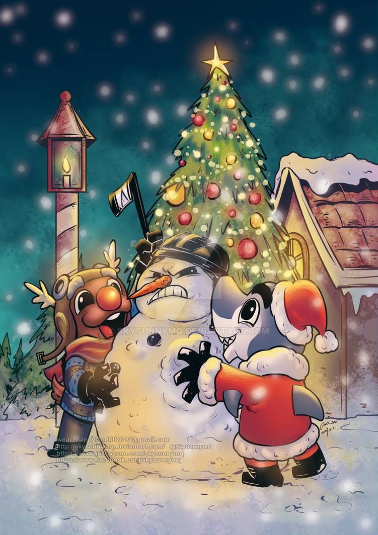 SkySunnymq's tweet photo. Merry Christmas! 🎄
#MerryChristmas #MickEMoose #sjsharkie #HockeyClubSibir https://t.co/oVrKGcLMb8