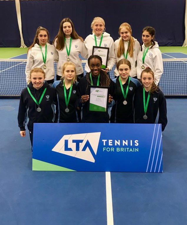PriorParkSport's tweet photo. Well done to @PriorPark Girls’ Teams, both teams Runners Up today! 2nd in the country for Year 9&amp;10 and Year 7&amp;8. Fantastic achievement!! @TeamBathTennis @LTACompetitions @the_LTA https://t.co/FDQsWt4FTQ