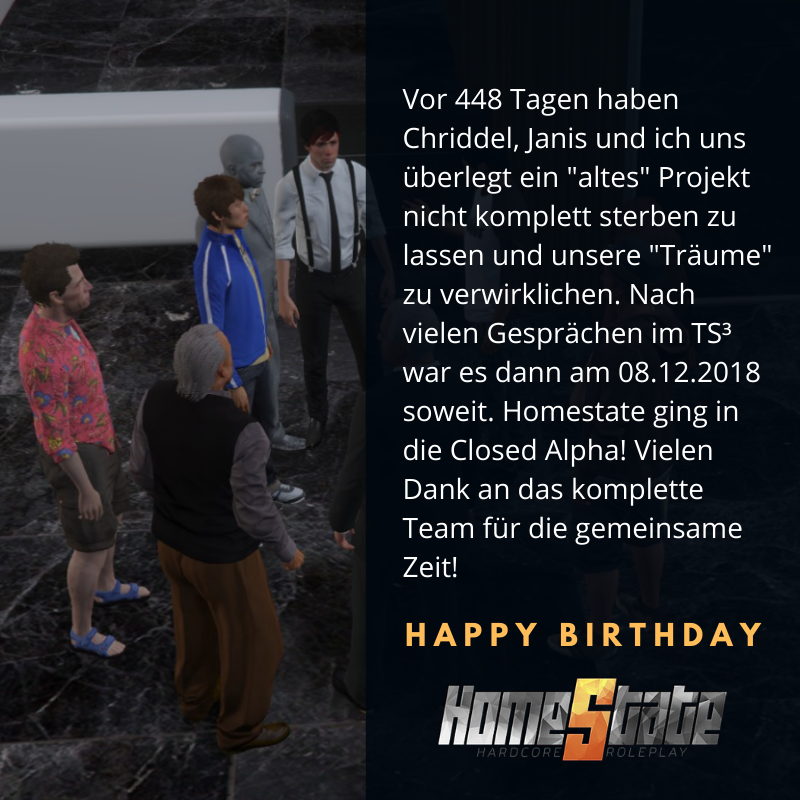 NightgamerTV's tweet photo. @Chriddel_ @_Hiro91

Happy Birthday @HomeStateDE https://t.co/buJQFHkZ0p