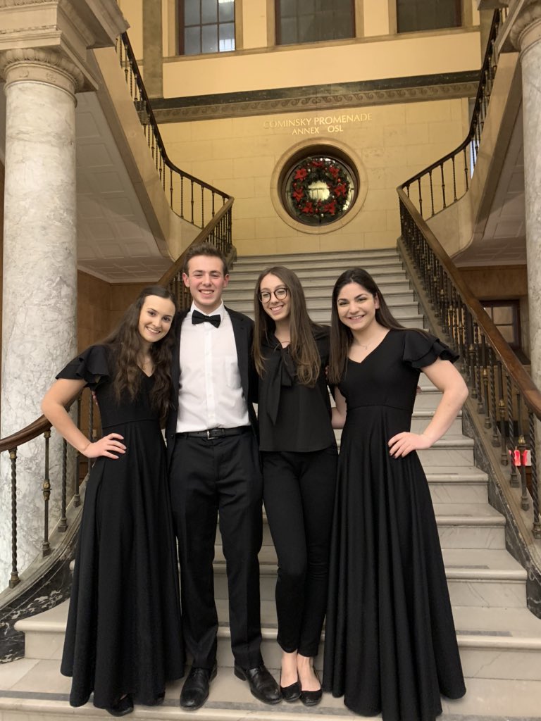 hhs_strings's tweet photo. 20+ hours of rehearsal Thursday through Saturday! Concert I featuring Aidan Lobenstein, Sophie Epstein, Emily Michaels &amp; rose recce (with a solo)! So proud of your talent, passion and perseverance! What a beautiful group of students! #NYAllState19 @OfficialNYSSMA @HPS_Eagles https://t.co/a7ZP7mKZdp